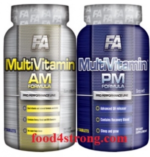 Fitness Authority S Multivitamin Am Formula 2 Po 90 Kaps Vitaminy Ot Fitnes Abtoriti 90 Kapsul 2 Banochki