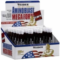  Weider Amino Blast Mega Forte - 20 амп. по 25 мл - 14 000 мг аминокислот в 1 порции
