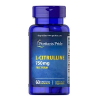 Puritans Pride Citrulline 750 мг 60 капсул