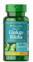 Puritan's Pride Ginkgo Biloba Standardized Extract 120 mg 100 капсул