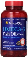 Puritan's Pride Omega 3 1200 mg 200 softgel