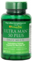 Puritan's Pride Ultra Vita Man 50 Plus 60 Caplets