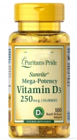 Puritan's Pride Vitamin D3 250 mcg 100 софтгель